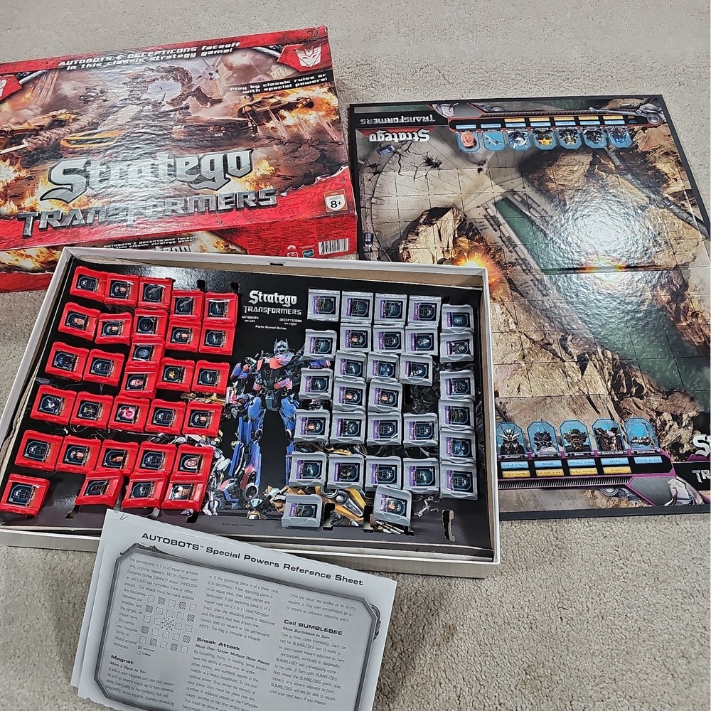 Stratego Transformers Used Complete With Extra Pieces And Instructions 2007
